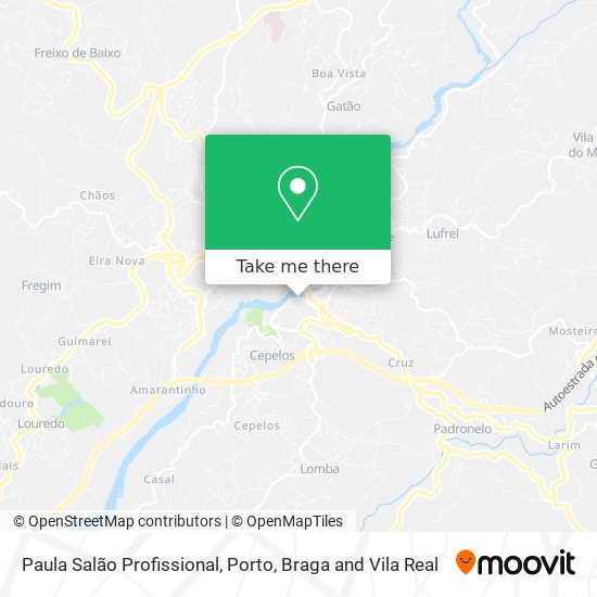 Paula Salão Profissional map