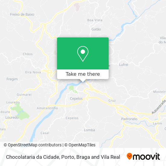 Chocolataria da Cidade map