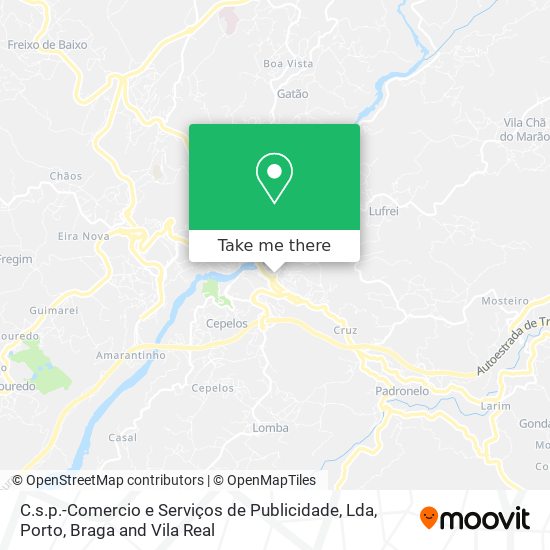 C.s.p.-Comercio e Serviços de Publicidade, Lda map