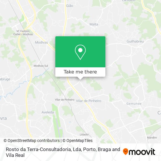 Rosto da Terra-Consultadoria, Lda mapa