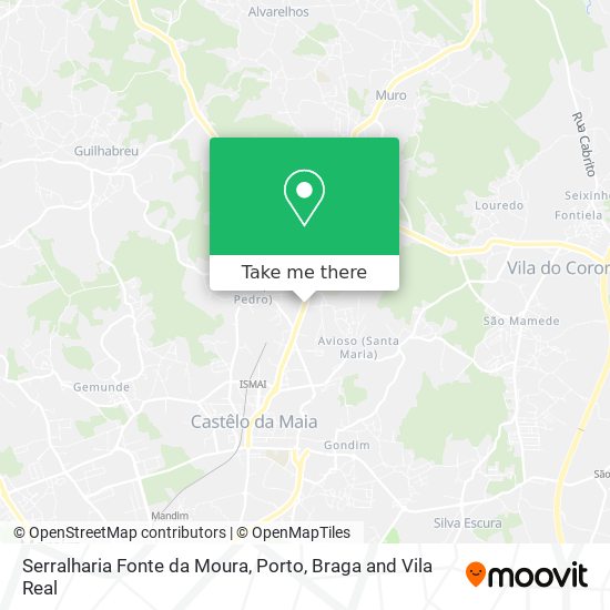 Serralharia Fonte da Moura map