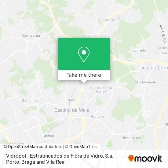 Vidropol - Estratificados de Fibra de Vidro, S.a. map