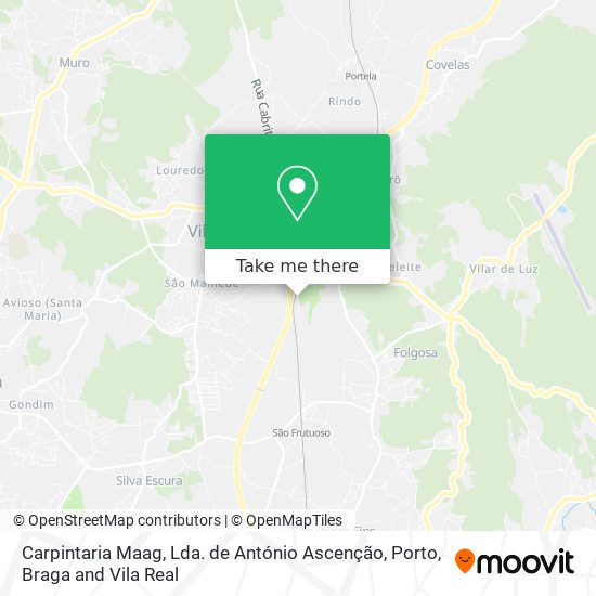 Carpintaria Maag, Lda. de António Ascenção mapa