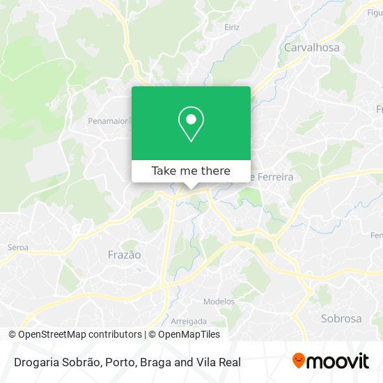 Drogaria Sobrão mapa
