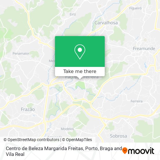 Centro de Beleza Margarida Freitas mapa