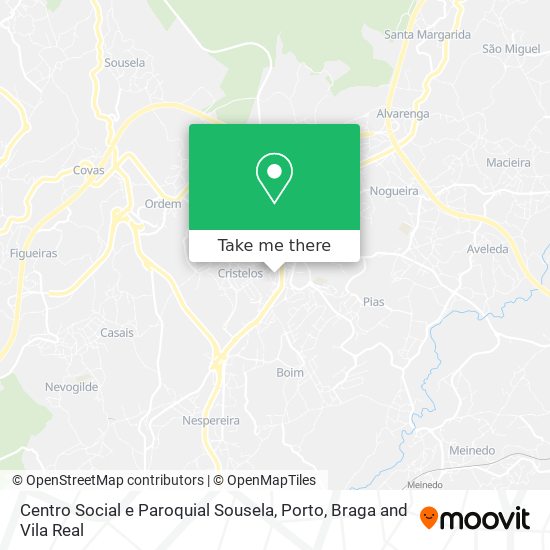 Centro Social e Paroquial Sousela map