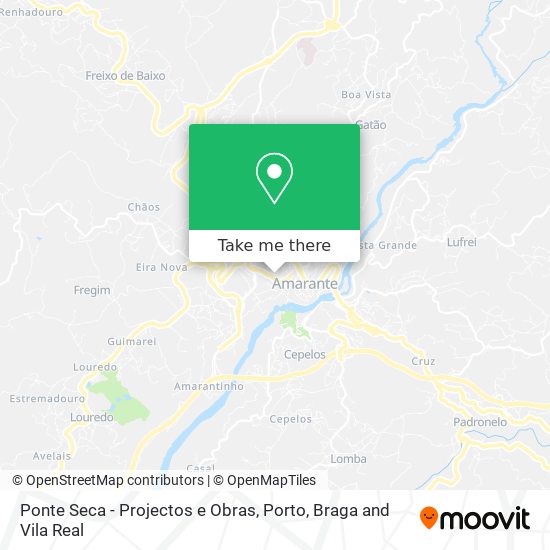 Ponte Seca - Projectos e Obras map