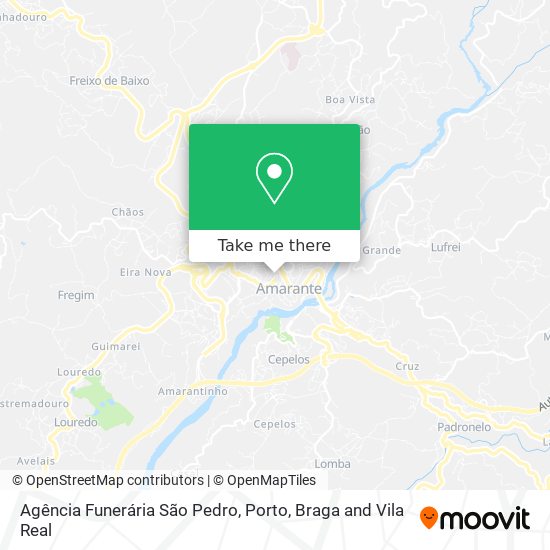 Agência Funerária São Pedro map