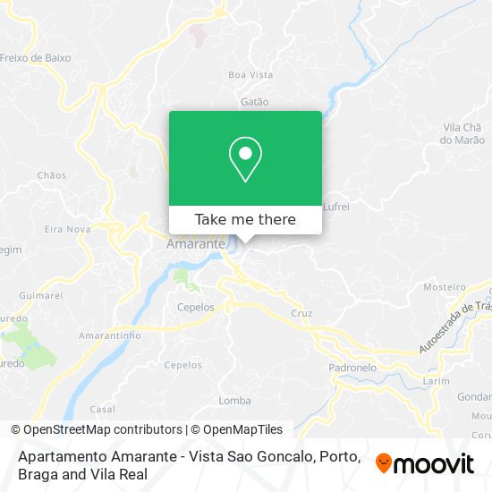 Apartamento Amarante - Vista Sao Goncalo mapa