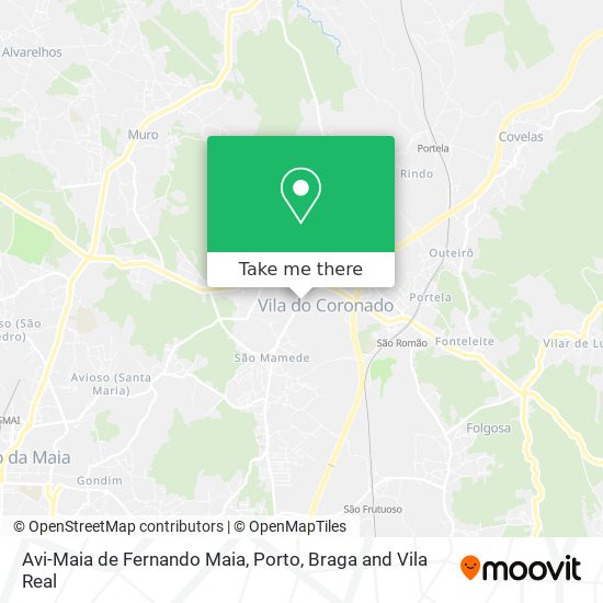 Avi-Maia de Fernando Maia map