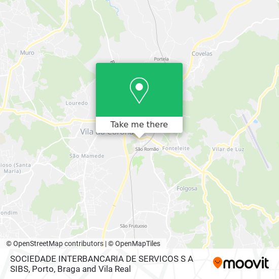 SOCIEDADE INTERBANCARIA DE SERVICOS S A SIBS mapa