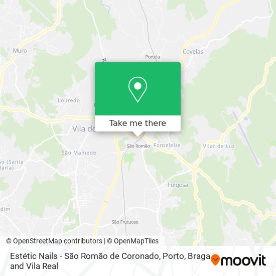 Estétic Nails - São Romão de Coronado map
