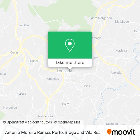 Antonio Moreira Remax map