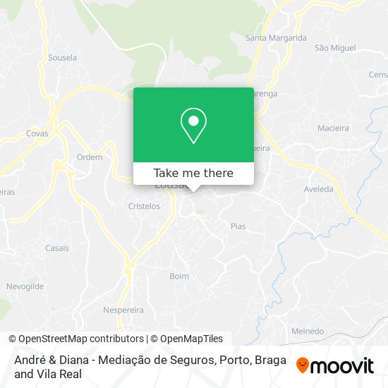 André & Diana - Mediação de Seguros map