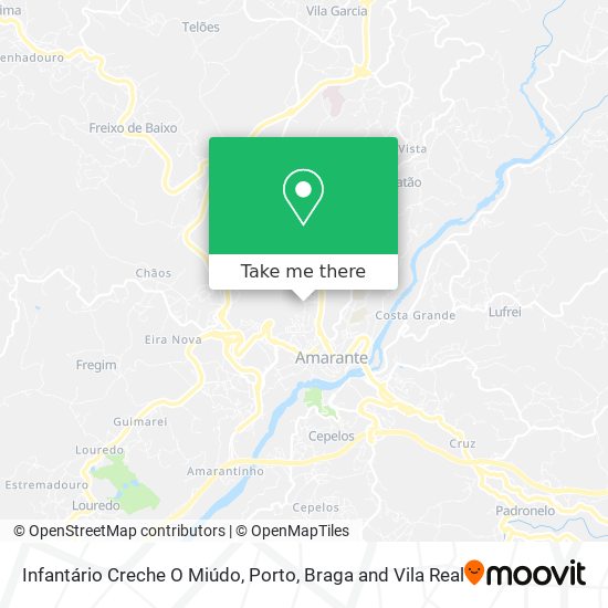 Infantário Creche O Miúdo map