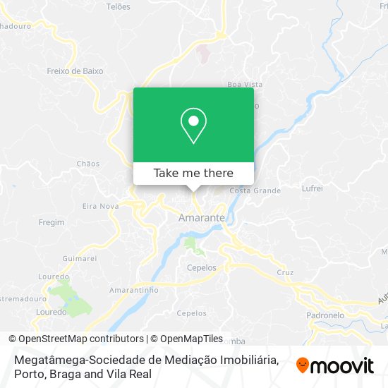 Megatâmega-Sociedade de Mediação Imobiliária map