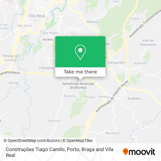 Construções Tiago Camilo map