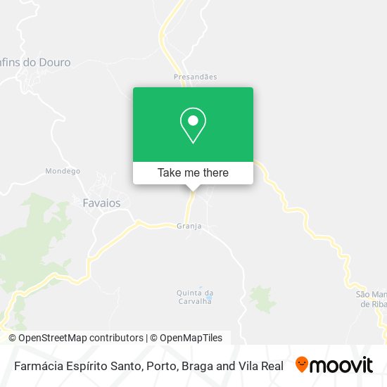 Farmácia Espírito Santo mapa