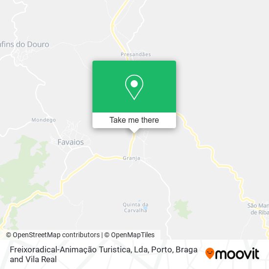 Freixoradical-Animação Turistica, Lda mapa