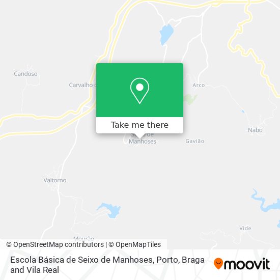 Escola Básica de Seixo de Manhoses mapa