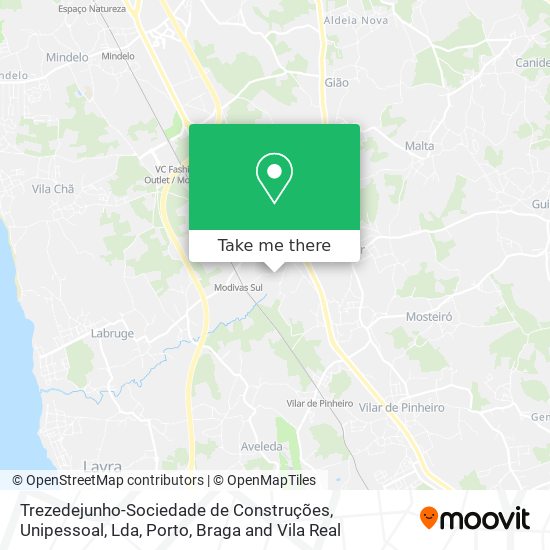 Trezedejunho-Sociedade de Construções, Unipessoal, Lda map