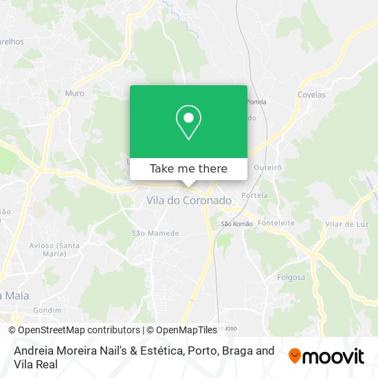 Andreia Moreira Nail's & Estética map