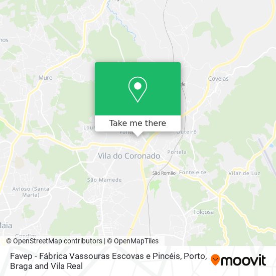 Favep - Fábrica Vassouras Escovas e Pincéis map