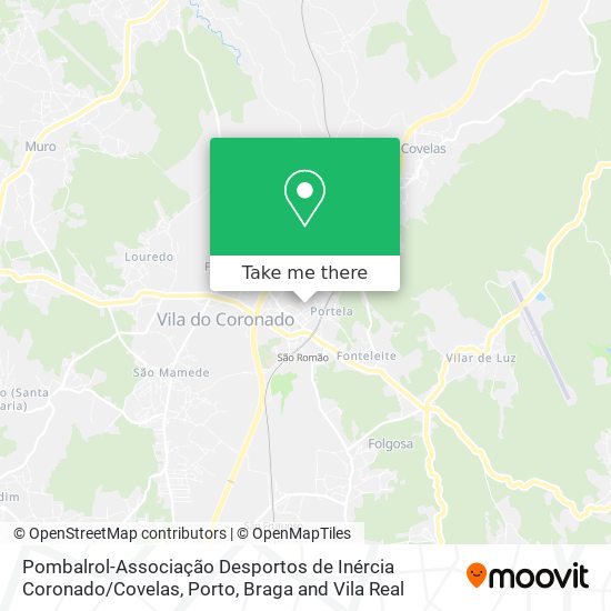 Pombalrol-Associação Desportos de Inércia Coronado / Covelas map