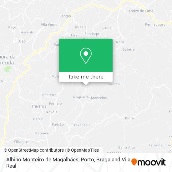 Albino Monteiro de Magalhães map
