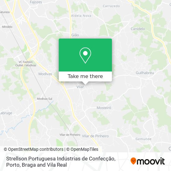Strellson Portuguesa Indústrias de Confecção map