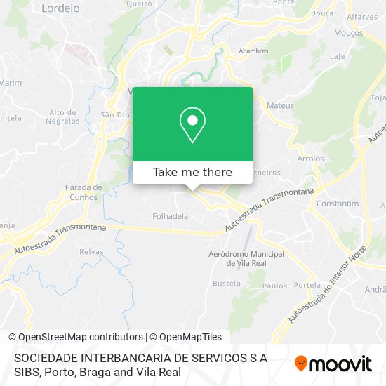 SOCIEDADE INTERBANCARIA DE SERVICOS S A SIBS mapa