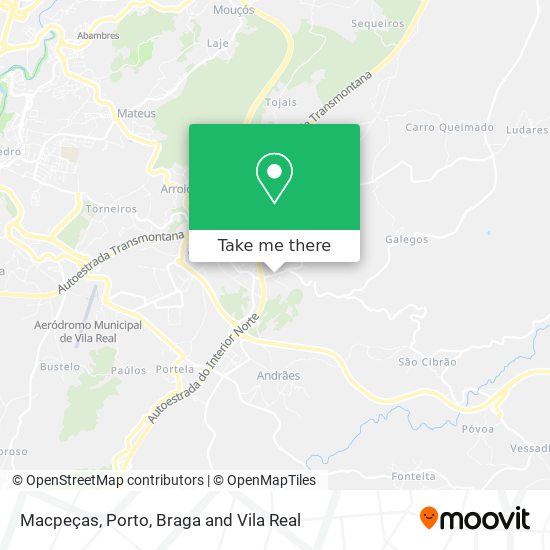 Macpeças map