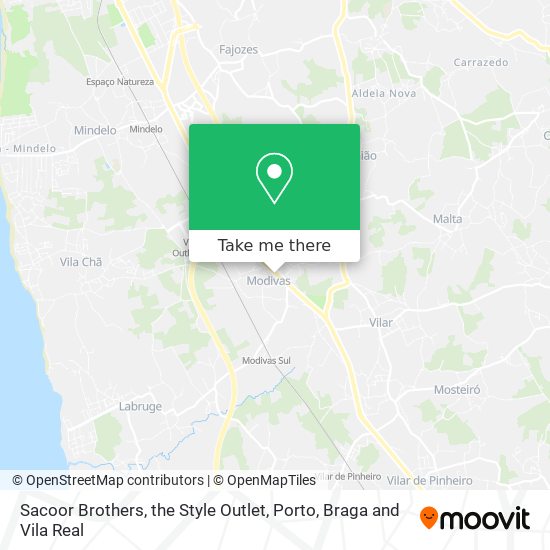 Sacoor Brothers, the Style Outlet mapa