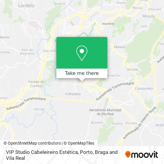 VIP Studio Cabeleireiro Estética map