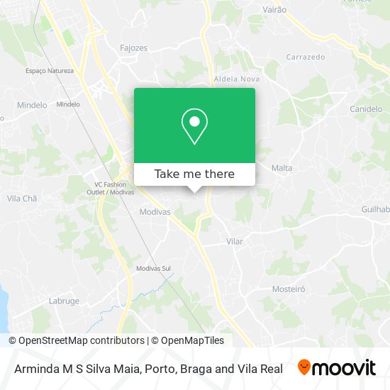 Arminda M S Silva Maia map