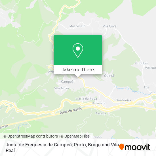 Junta de Freguesia de Campeã map