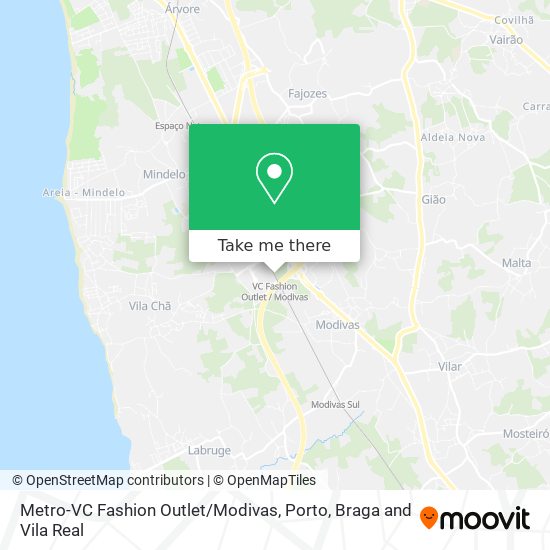 Metro-VC Fashion Outlet / Modivas map