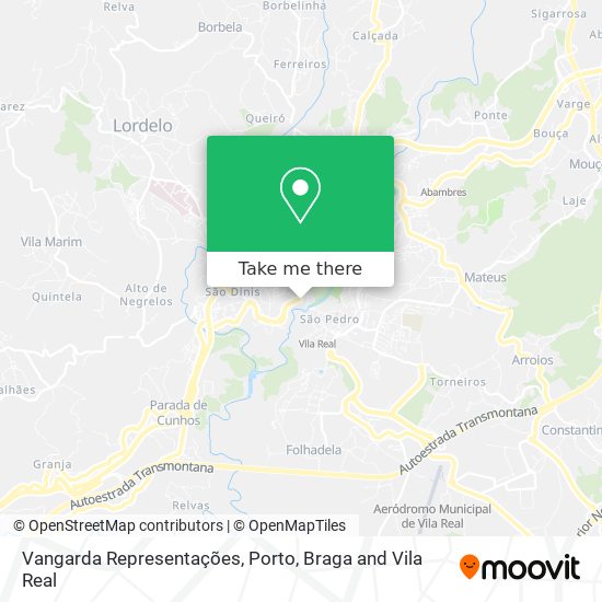 Vangarda Representações map