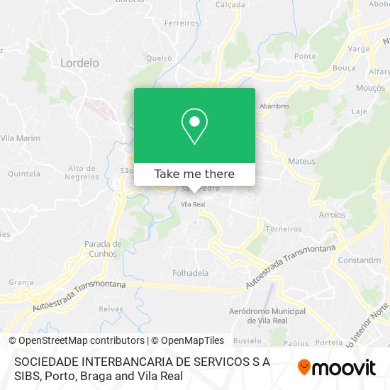 SOCIEDADE INTERBANCARIA DE SERVICOS S A SIBS mapa