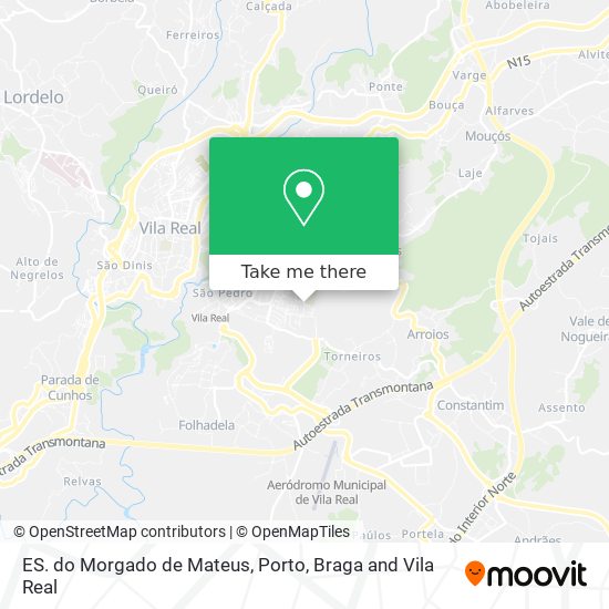 ES. do Morgado de Mateus map