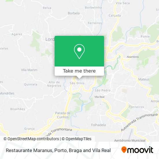 Restaurante Maranus map