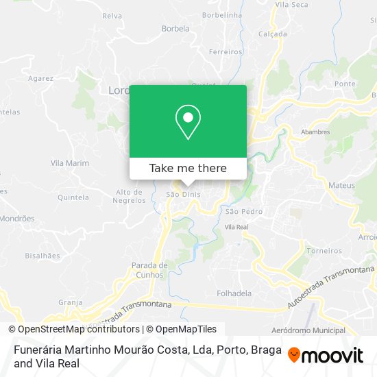 Funerária Martinho Mourão Costa, Lda map