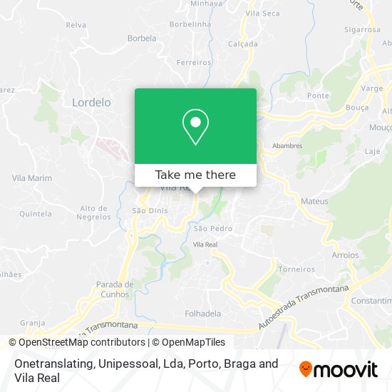 Onetranslating, Unipessoal, Lda mapa