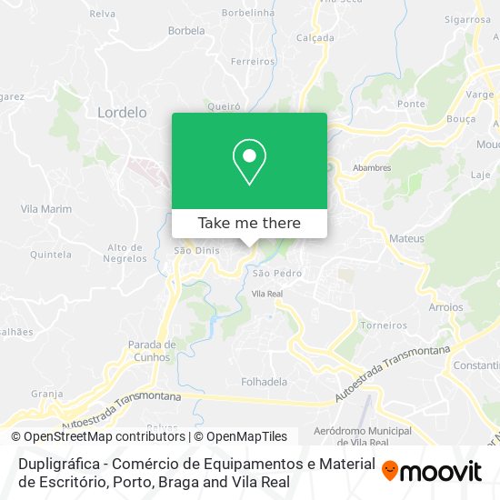 Dupligráfica - Comércio de Equipamentos e Material de Escritório mapa