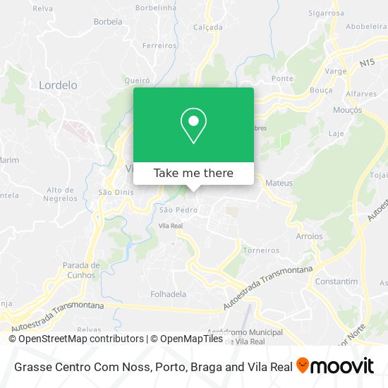 Grasse Centro Com Noss map