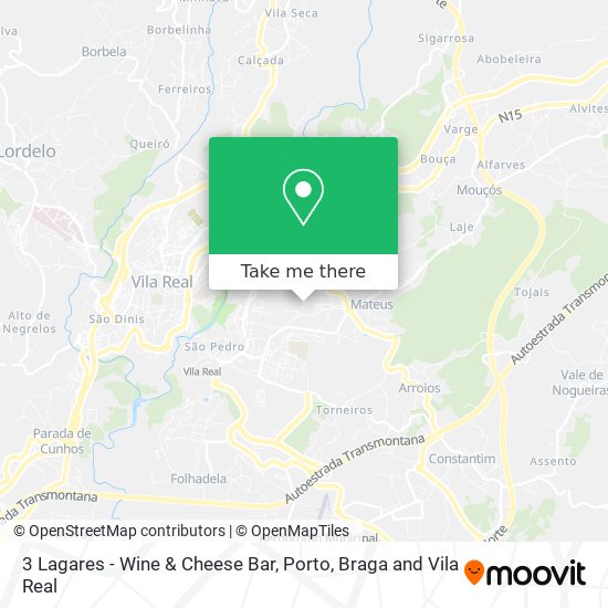 3 Lagares - Wine & Cheese Bar map
