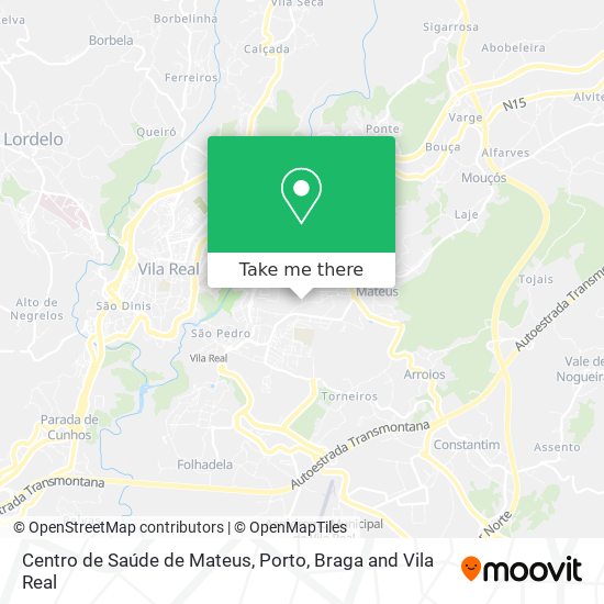 Centro de Saúde de Mateus map