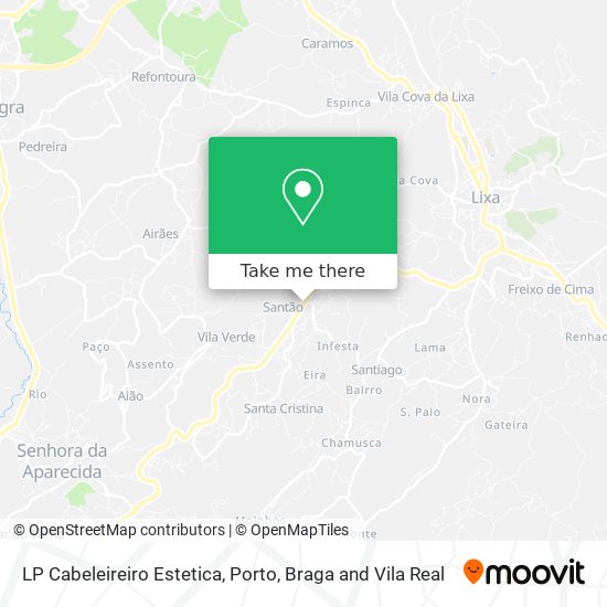 LP Cabeleireiro Estetica map
