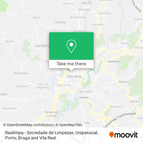 Realimpa - Sociedade de Limpezas, Unipessoal mapa