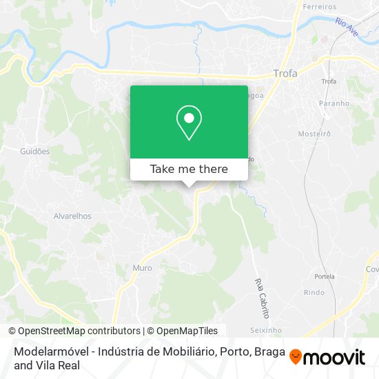Modelarmóvel - Indústria de Mobiliário mapa